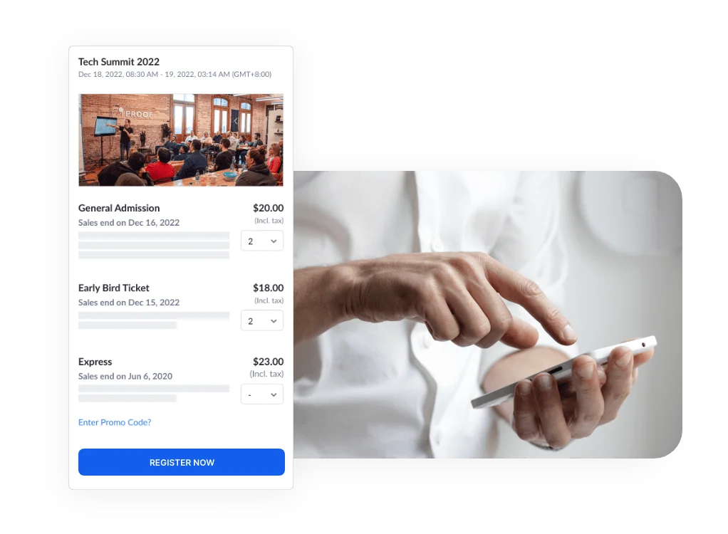 Sell tickets anywhere