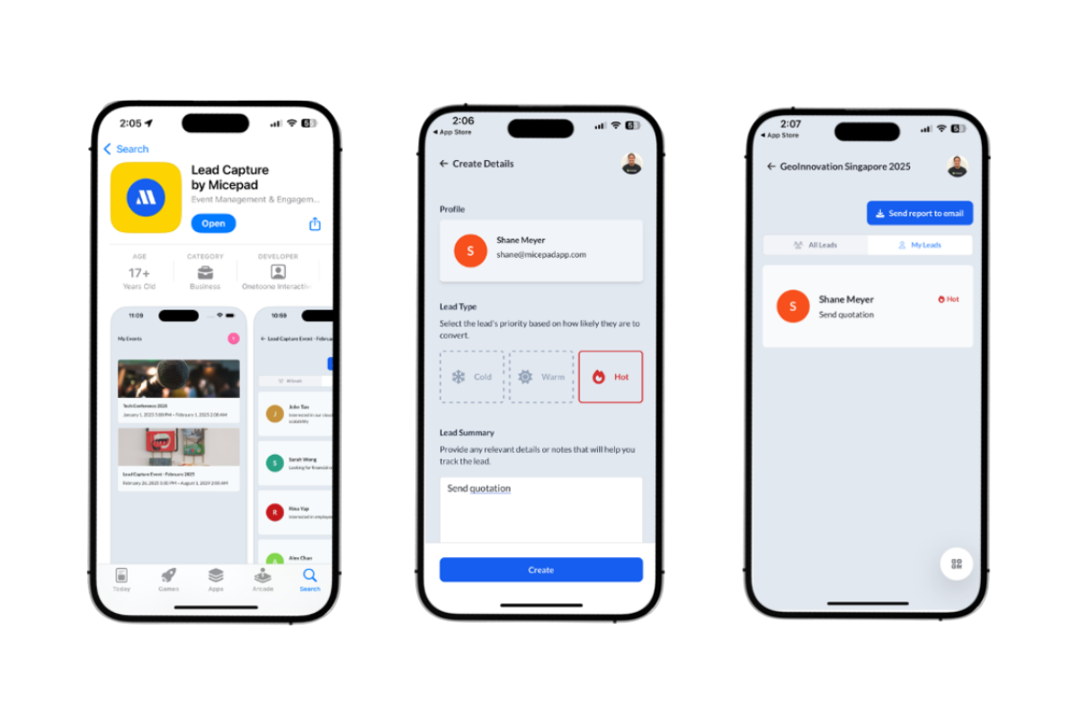 Lead Capture Badge Scanning