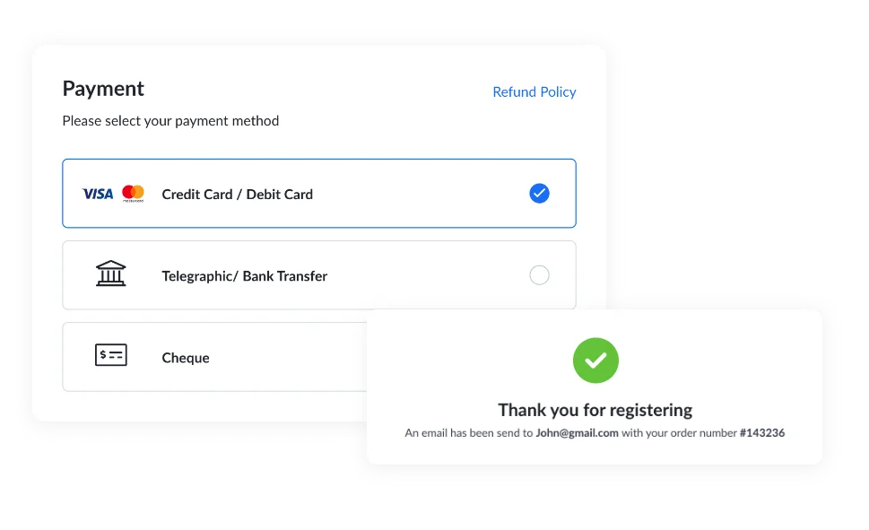 Micepad Singapore Online Event Registration App helps event organisers to collect payments with ease