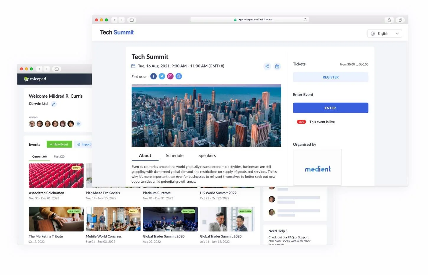 Event Management Software - Micepad