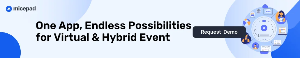 Virtual event platform