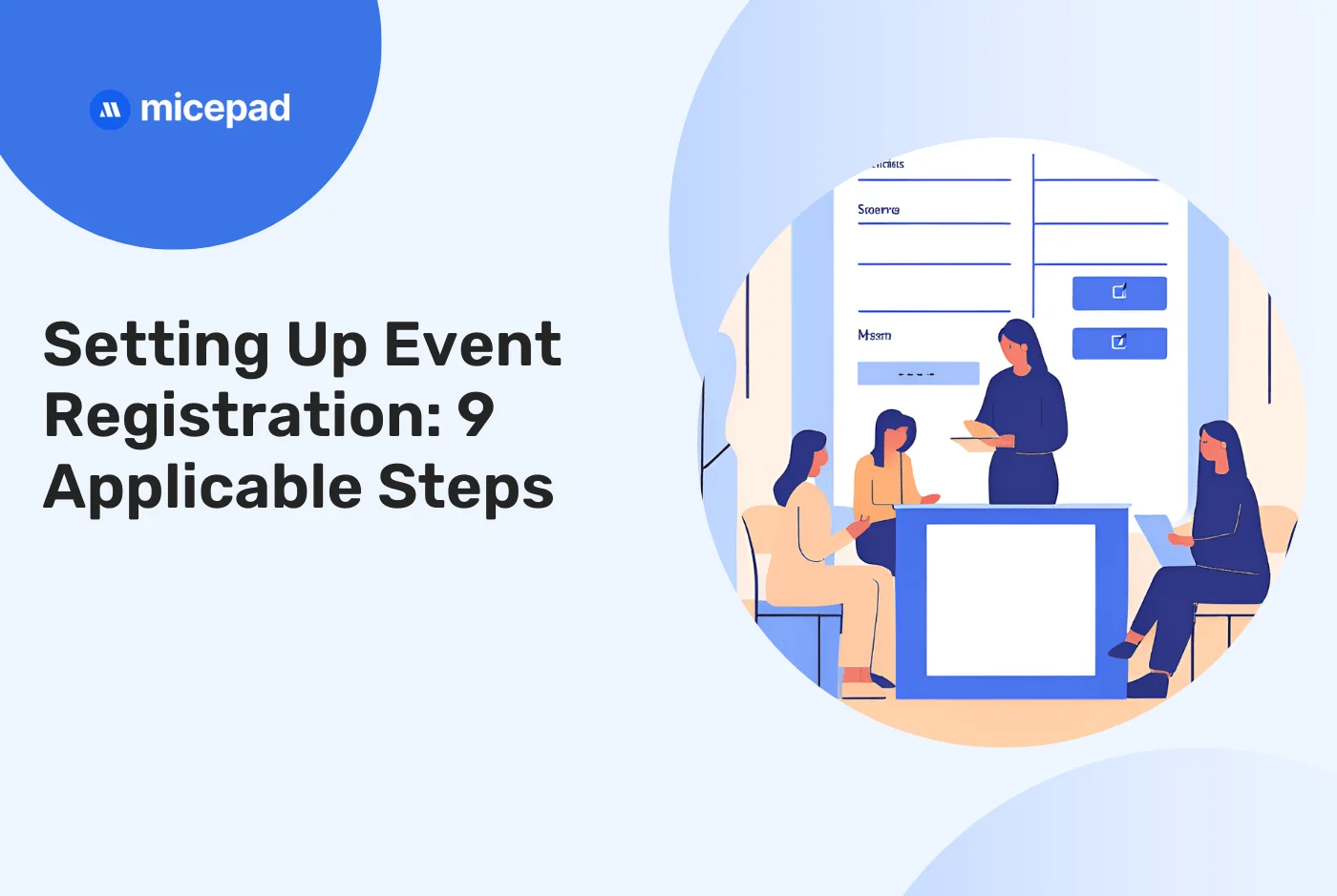 setting up event registration 9 applicable steps