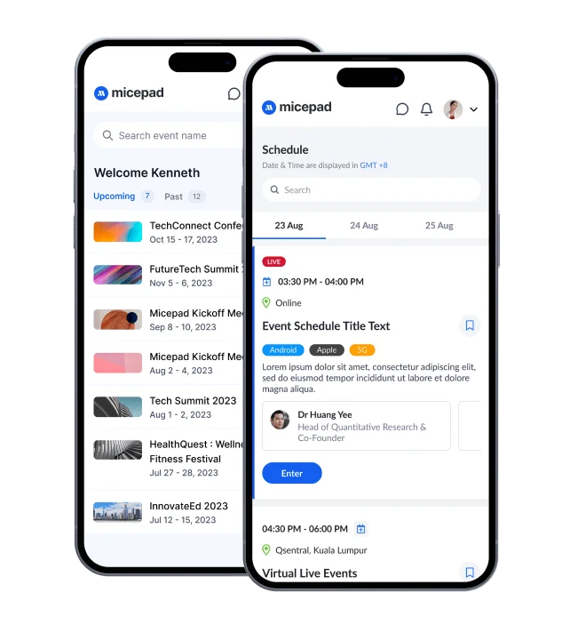 Micepad Taiwan邁思科技的移動活動應用程式在您的活動中為與會者創造難忘的體驗