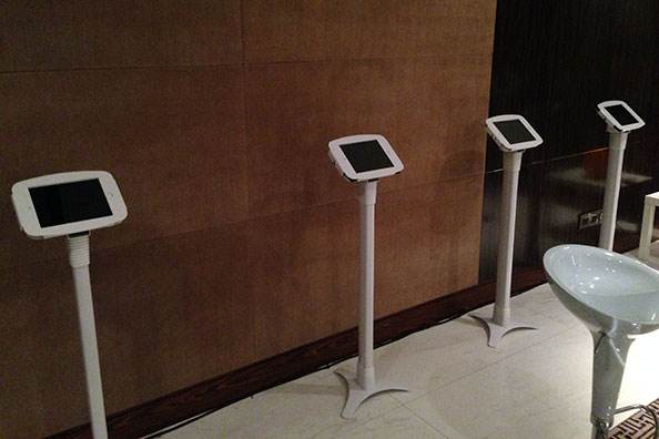 box ipad floor stand rental