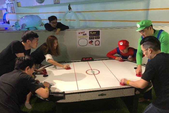 Day 3.5 Air Hockey with Mario Party 1